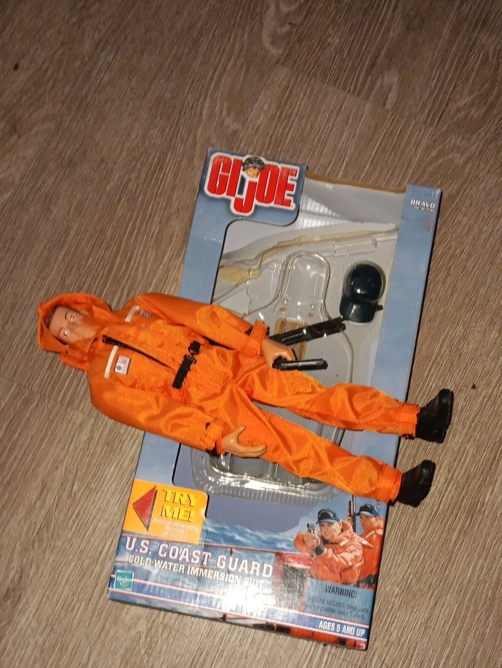 GI Joe U.S. Coast Guard Figure in Orange Immersion Suit